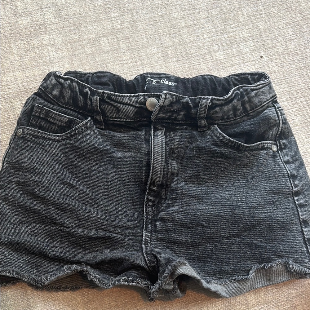 Art Class Black Denim Kids Shorts